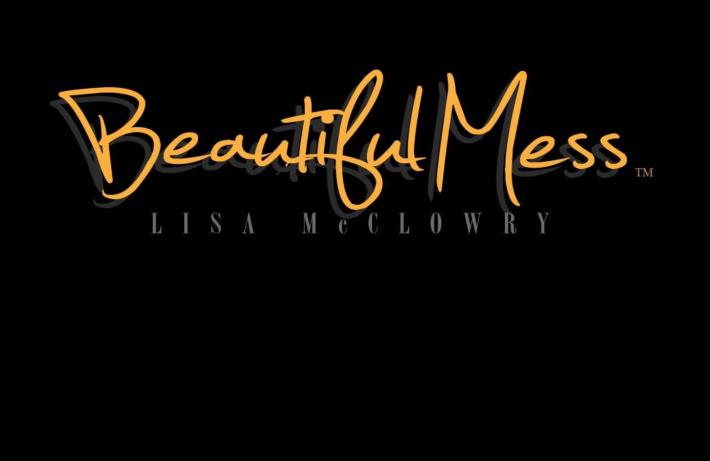 Lisa McClowry "Beautiful Mess" logo.