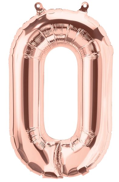 Numbers 0-9 13" Rose Gold (Does Not Float)