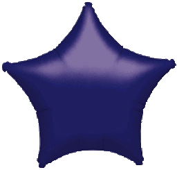 Star 26 Metallic Purple Mylar Balloon 18in