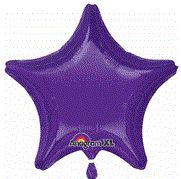 Star 27 Quartz Purple Mylar Balloon 18in