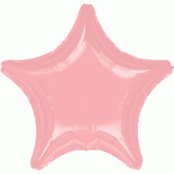 Star 32 Pastel Pink Mylar Balloon 18in