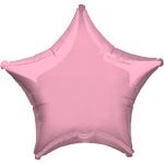 Star 34 Iridescent Pearl Pink Mylar Balloon 19in