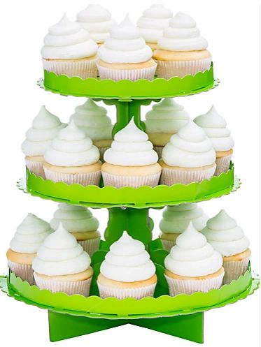 Kiwi Green Cupcake Stand