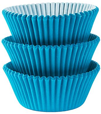 Caribbean Blue Baking Cups, 75ct