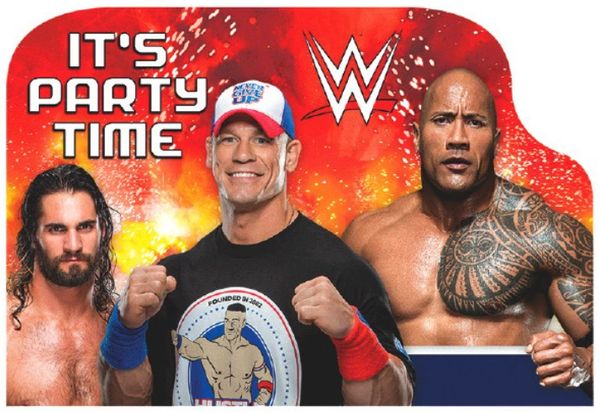 WWE® Postcard Invitations, 8ct