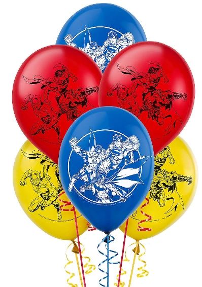 Justice League™ Latex Balloons 6ct