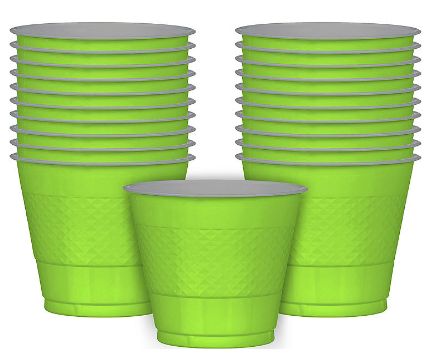 Kiwi Plastic Cups, 9 oz - 20ct