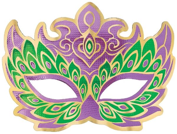 Mardi Gras Holographic Mask