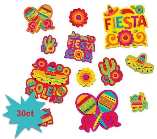 Caliente Fiesta Cutouts, 30ct
