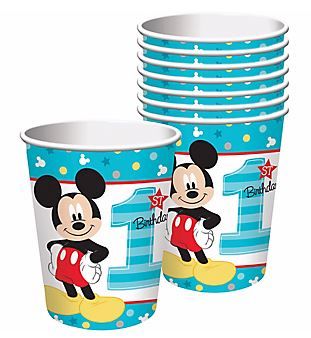 ©Disney Mickey's Fun To Be One Cups, 9oz - 8ct