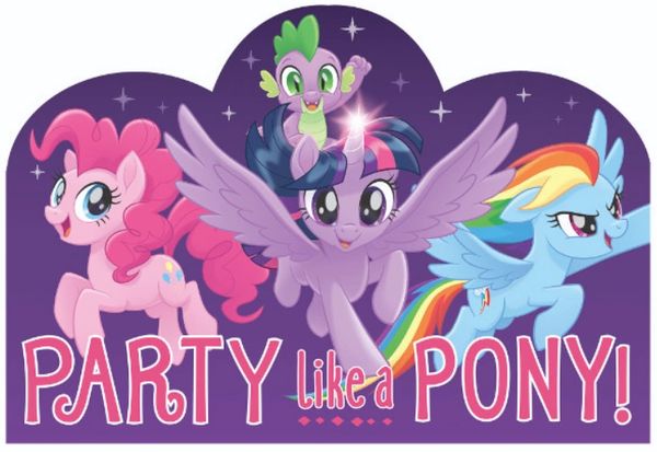 My Little Pony Friendship Adventures™ Postcard Invitations, 8ct