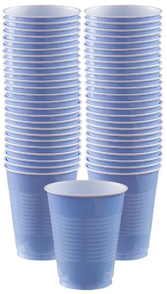 Big Party Pack Pastel Blue Plastic Cups, 16 oz - 50ct