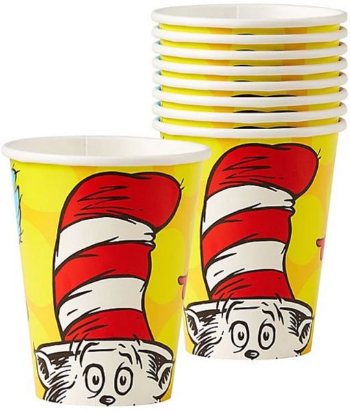 Dr. Seuss Cups, 9 oz - 8ct