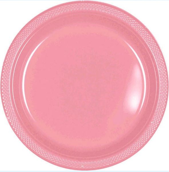 Pretty Pink Dinner Plates, 10 1/4" - 20ct