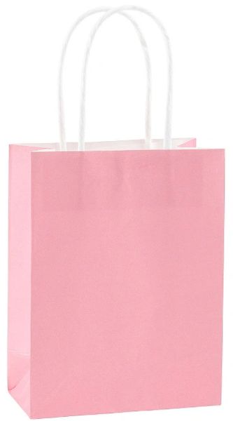 New Pink Kraft Gift Bag