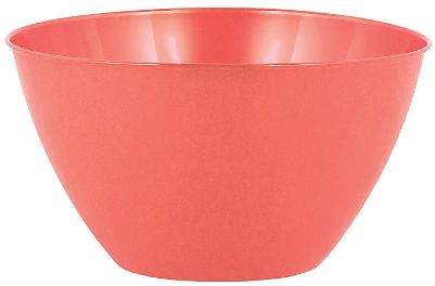 Pantone™ Living Coral Plastic Bowl, 24 oz
