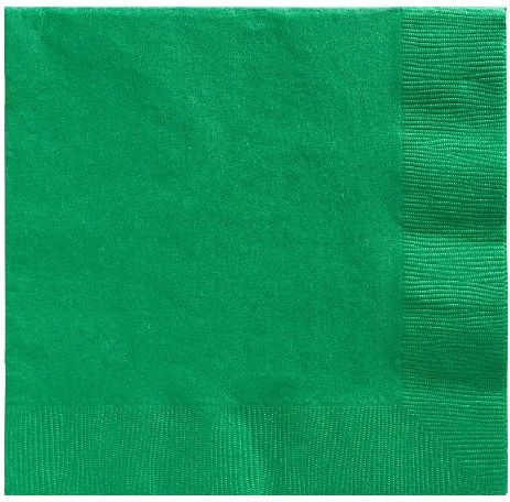 Big Party Pack Festive Green Luncheon Napkins, 125ct