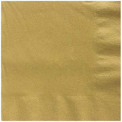 Big Party Pack Gold Luncheon Napkins, 125ct