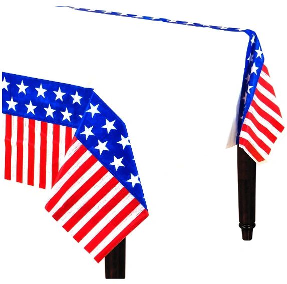 Americana Plastic Table Cover
