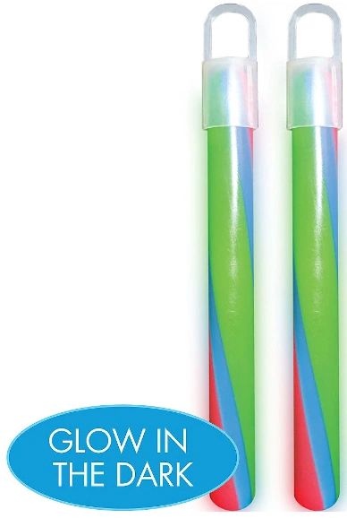 4" Glow Stick - Swizzle, 2ct
