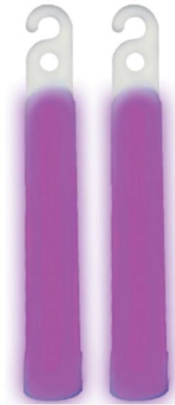 4" Glow Stick - Purple, 2ct