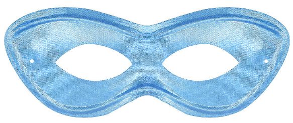 Light Blue Super Hero Mask