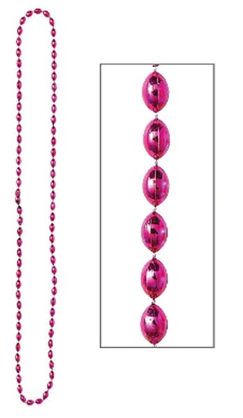 Let's Party Bead Necklace - Pink, 30"