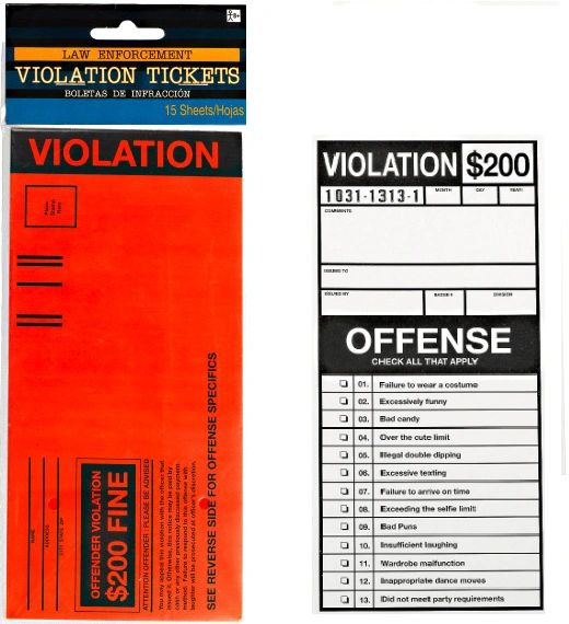 Violation Tickets, 15ct