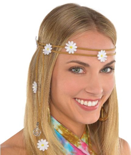 60s Festival Flower Headband