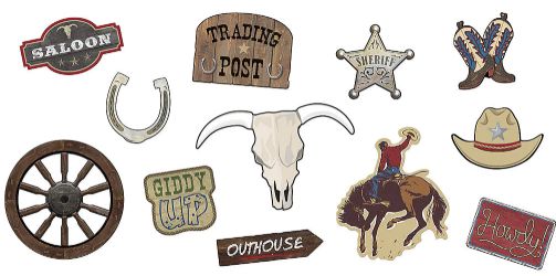 Western Value Cutouts, 12ct