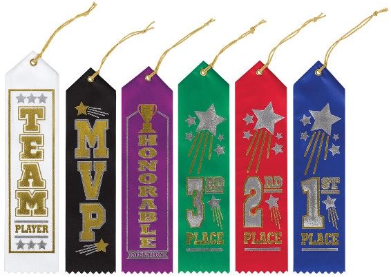 Goal Getter Recognition Ribbons, 6ct