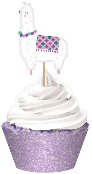 Llama Fun Cupcake Kit, 24ct