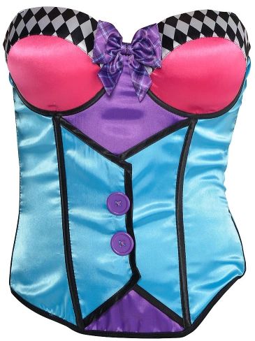 Mad Hatter Corset S/M or M/L