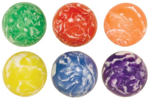Marble Bounce Balls, Packaged, 6ct