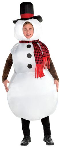 Inflatable Snowman - Adult Standard