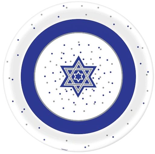 Hanukkah Round Melamine Platter