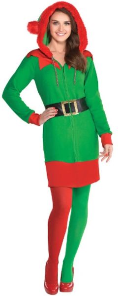 Elf Hooded Dress - Adult S/M, L/XL