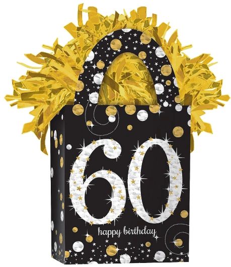 Mini Tote Balloon Weight - Sparkling Celebration 60