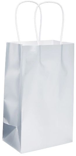 Small Paper Bag - Silver Foil