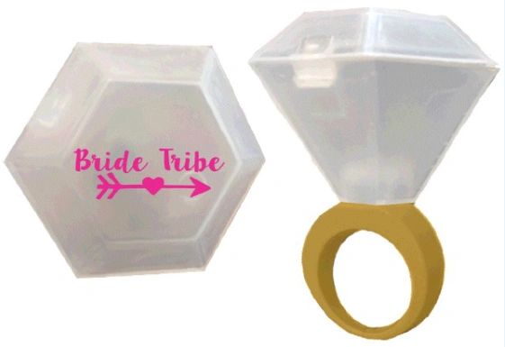 Bride Tribe Shot Glass Ring