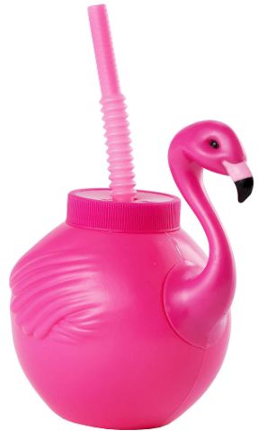 Flamingo Sippy Cup, 18oz