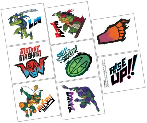 Rise of the TMNT™ Tattoos, 8ct