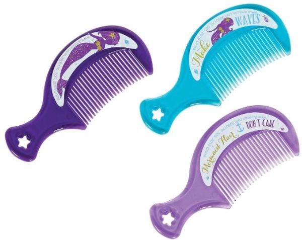 Mermaid Wishes Comb Favors, 12ct