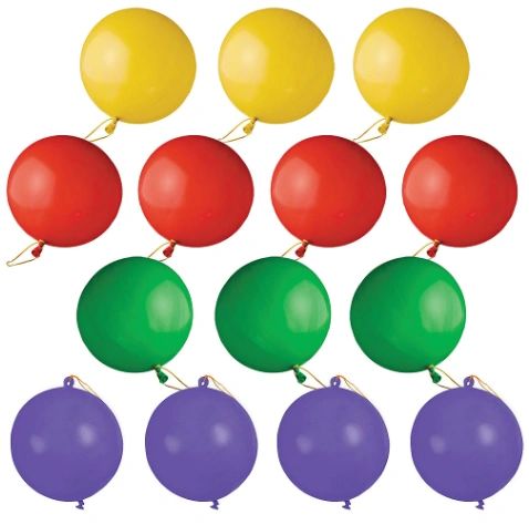 Bright Latex Punch Balloons, 14ct