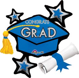 31" Congrats Grad Blue Cluster