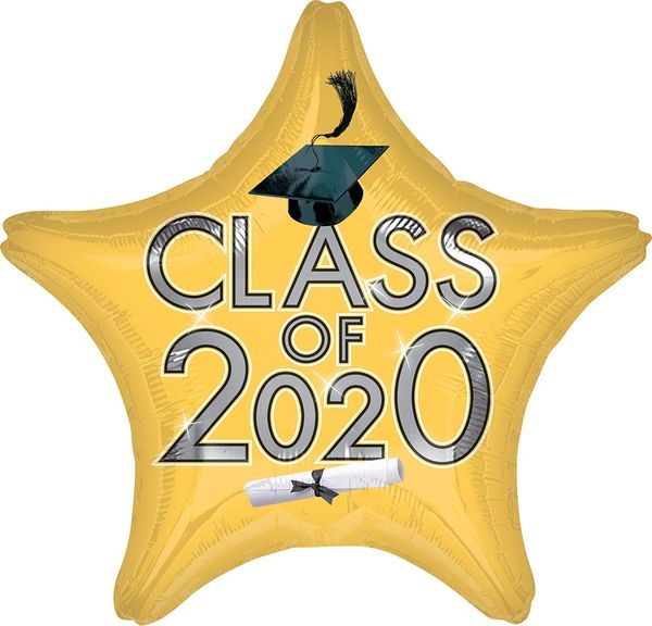 18" class of 2020 Gold