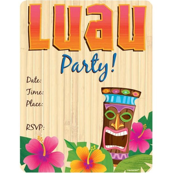 Luau Fun Value Pack Invitations, 50ct