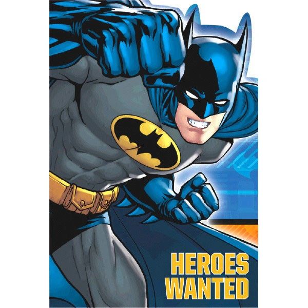 Batman™ Postcard Invitations, 8ct