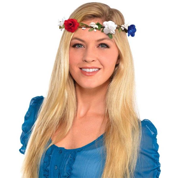 Red, White And Blue Grapevine Head Wreath