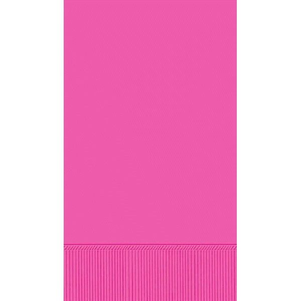 Bright Pink 3-Ply Guest Towels, 16ct